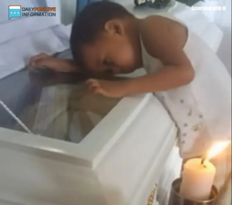 In The Middle Of The Service, The Child Quietly Stood Up And Went To Their Mother’s Coffin, And Pressed Their Ear Against It
