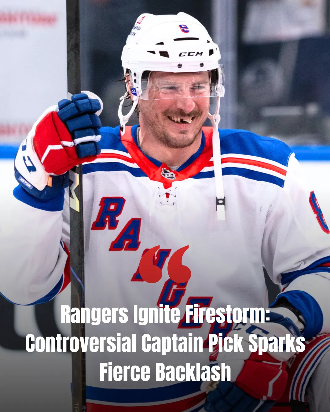 New York Rangers Expected to Make Controversial Decision With New Captain, Per Longtime Analyst