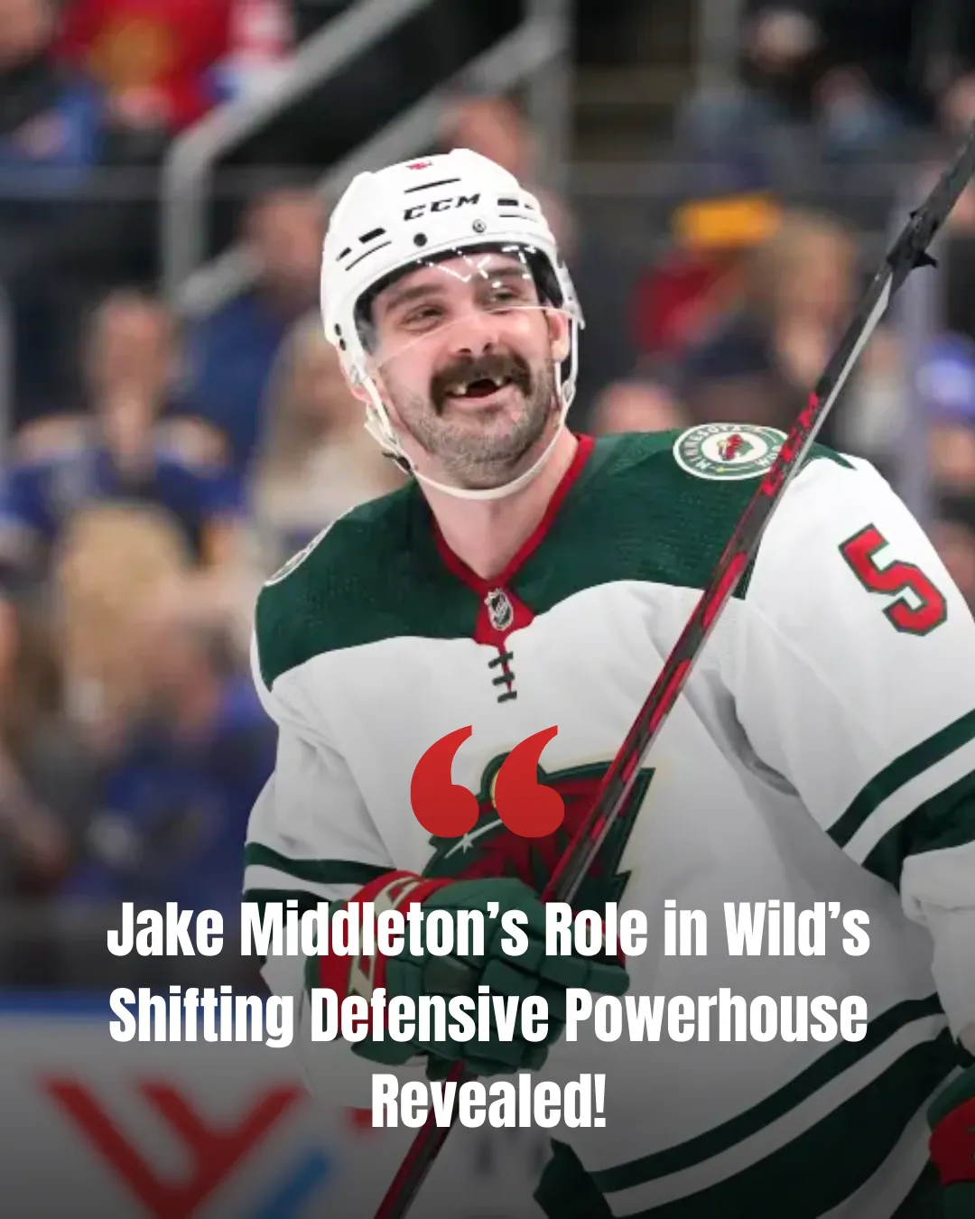 How Does Jake Middleton Fit In the Wild's Evolving D-Core?