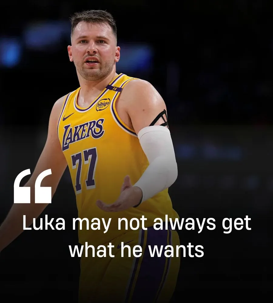 Lakers may stop short of fully granting Luka Doncic his wish this season