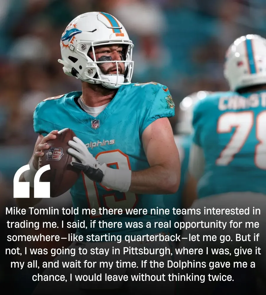 9 Teams Submit Trade Offers for Steelers QB Skylar Thompson — Market Heating Up Fast