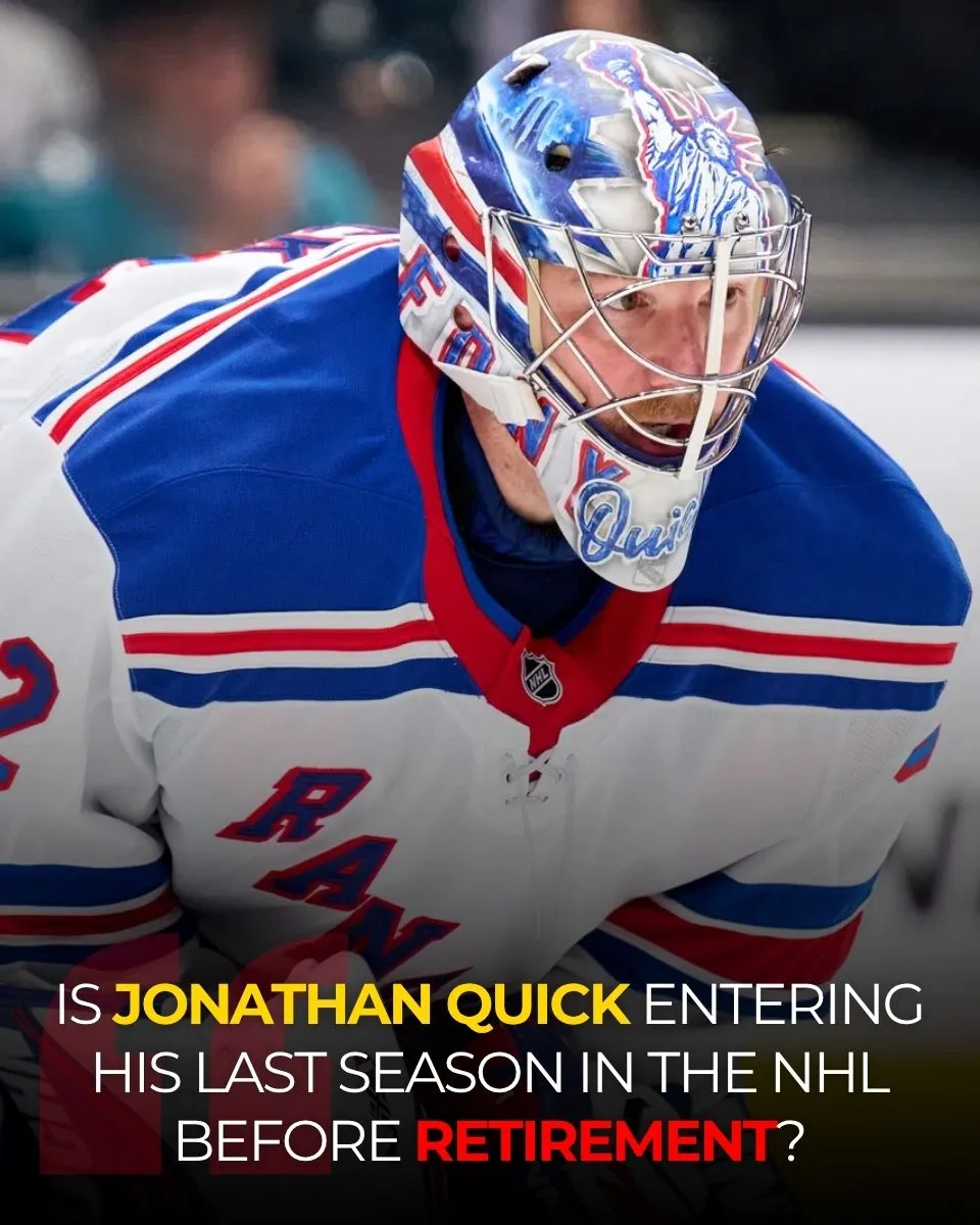 Is Jonathan Quick Entering His Last Season In The NHL Before Retirement?