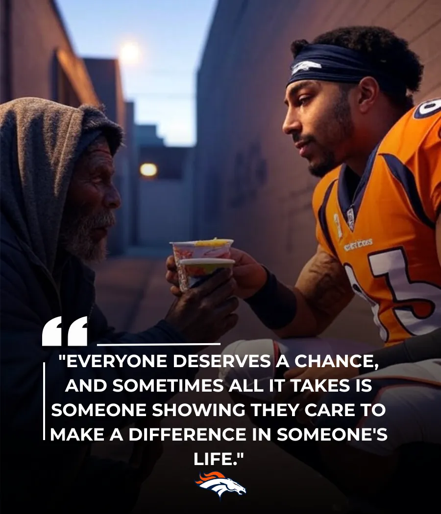 RJ Harvey Extends a Hand to Homeless Individual, Showing True Character Off the Field