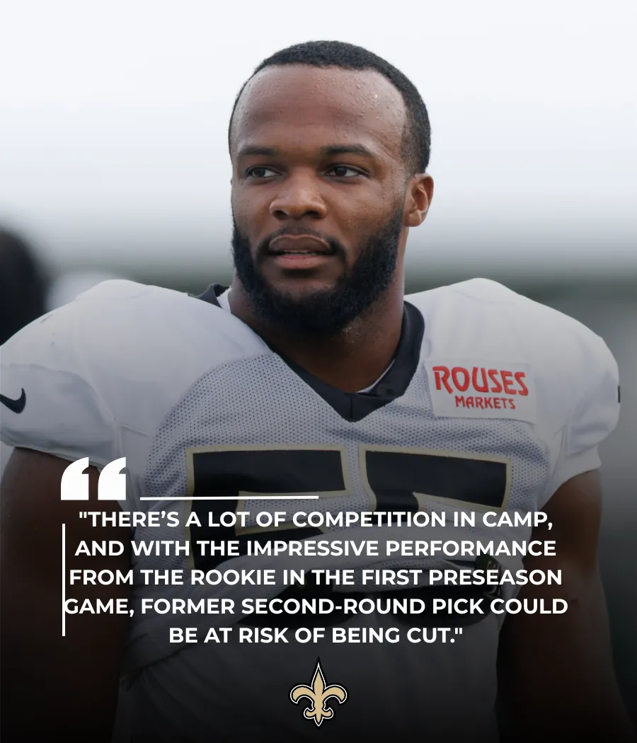 Former Saints second-round pick may be on the roster chopping block due to overlooked rookie that impressed during first preseason game