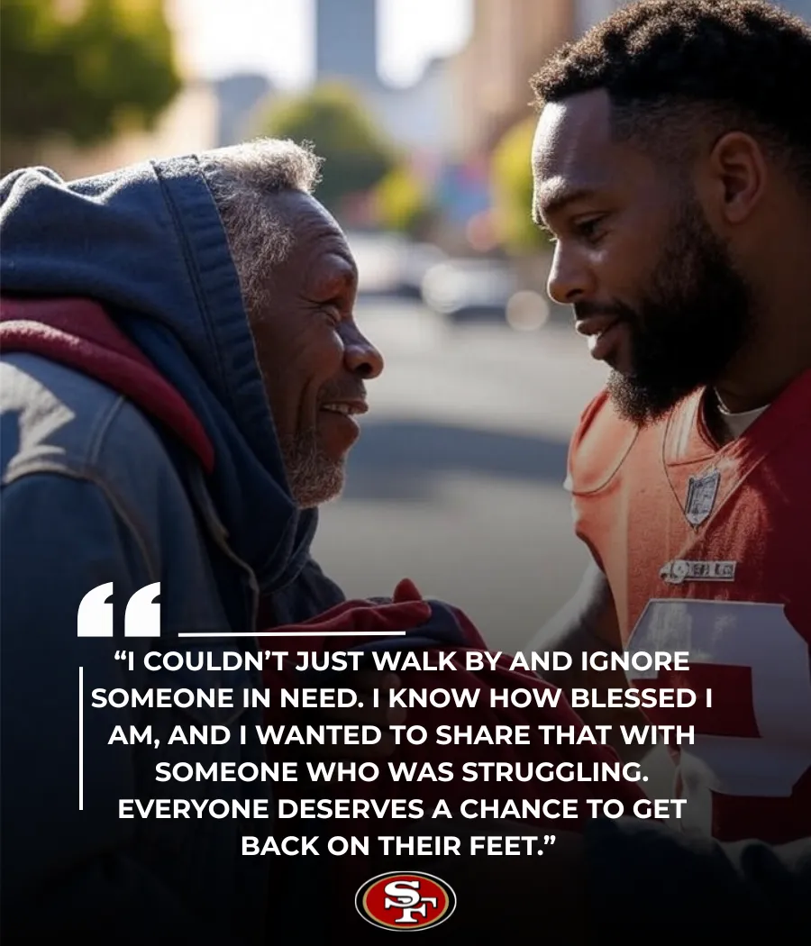 Mykel Williams Demonstrates Compassion by Helping Homeless Individual