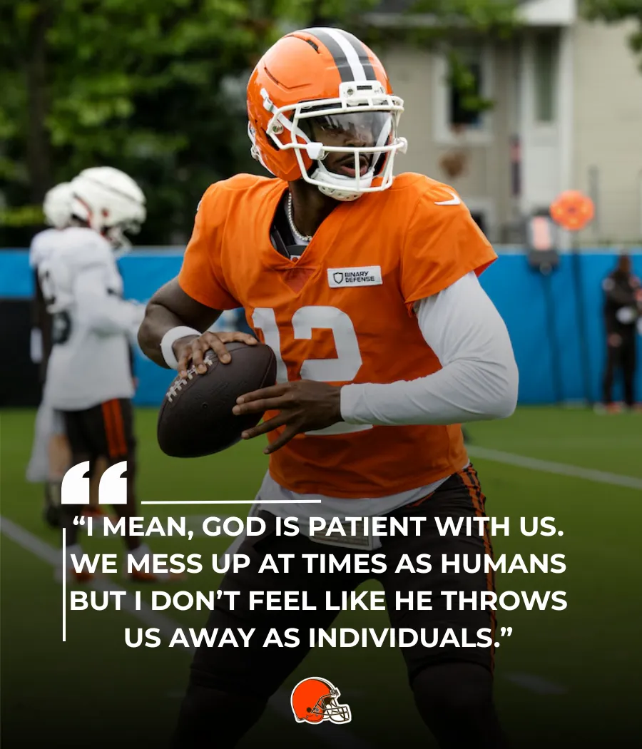 Shedeur Sanders Shares His Faith and Patience Through Training Camp Shedeur Sanders Shares His Faith and Patience Through Training Camp