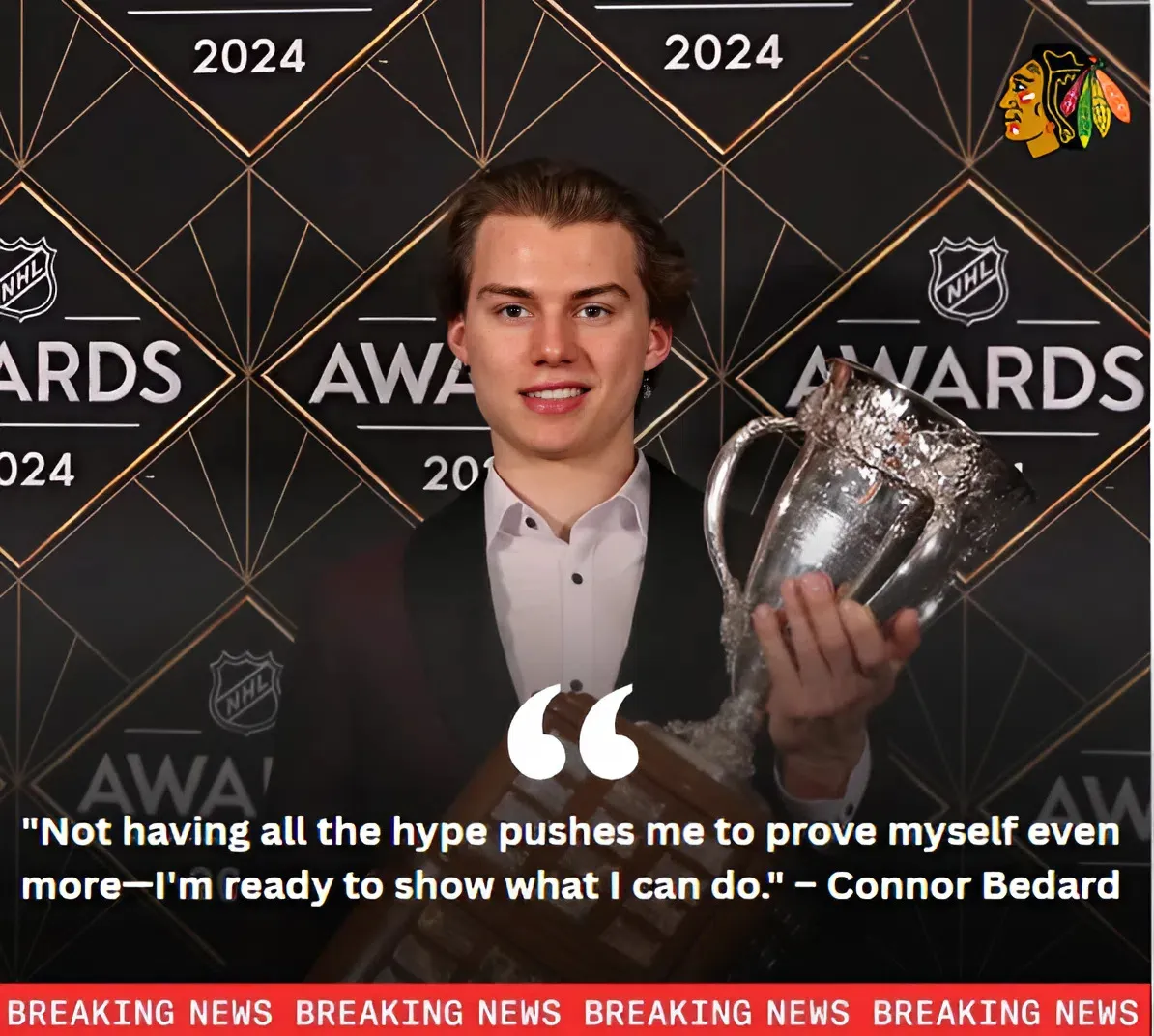 Connor Bedard Is Motivated by the Lack of Hype