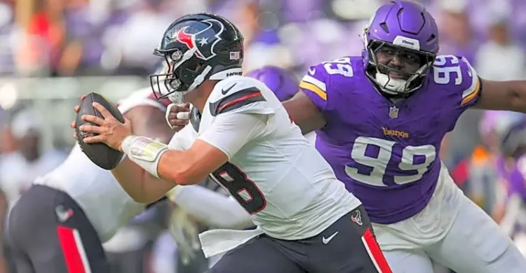 Notable PFF grades, standouts from Vikings' preseason win over Texans