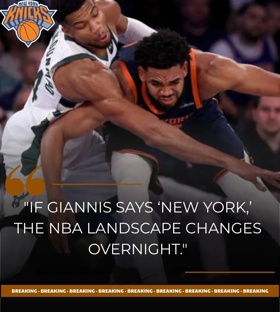 Knicks Emerge as Favorites to Land Giannis in Blockbuster Trade