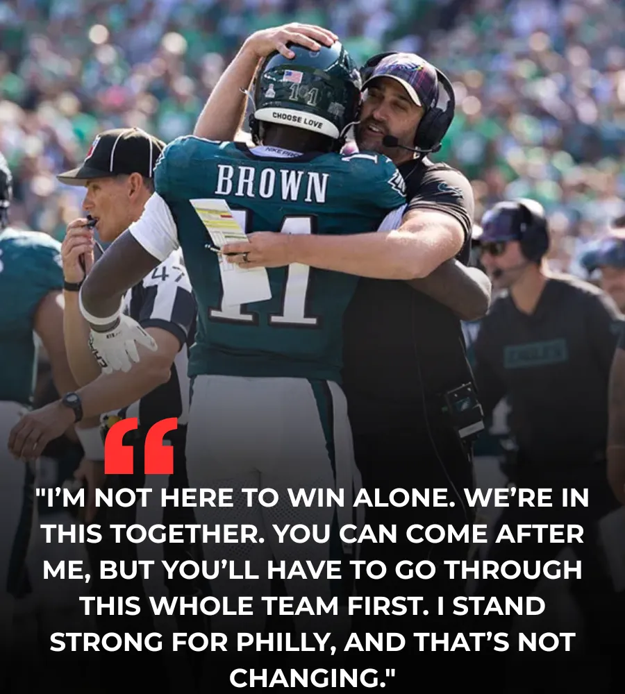 A.J. Brown's Loyalty to the Philadelphia Eagles: Standing Strong Together