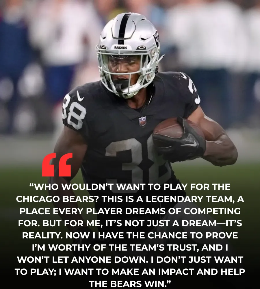 Bears Expected to Sign Ex-Raiders RB Amid Injury Uncertainty