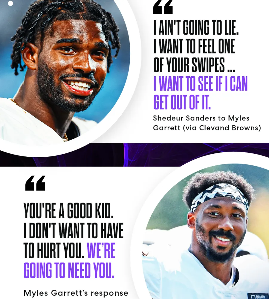Shedeur Sanders and Myles Garrett: A Fun Conversation Ignites Social Media After Cleveland Browns' Preseason Game
