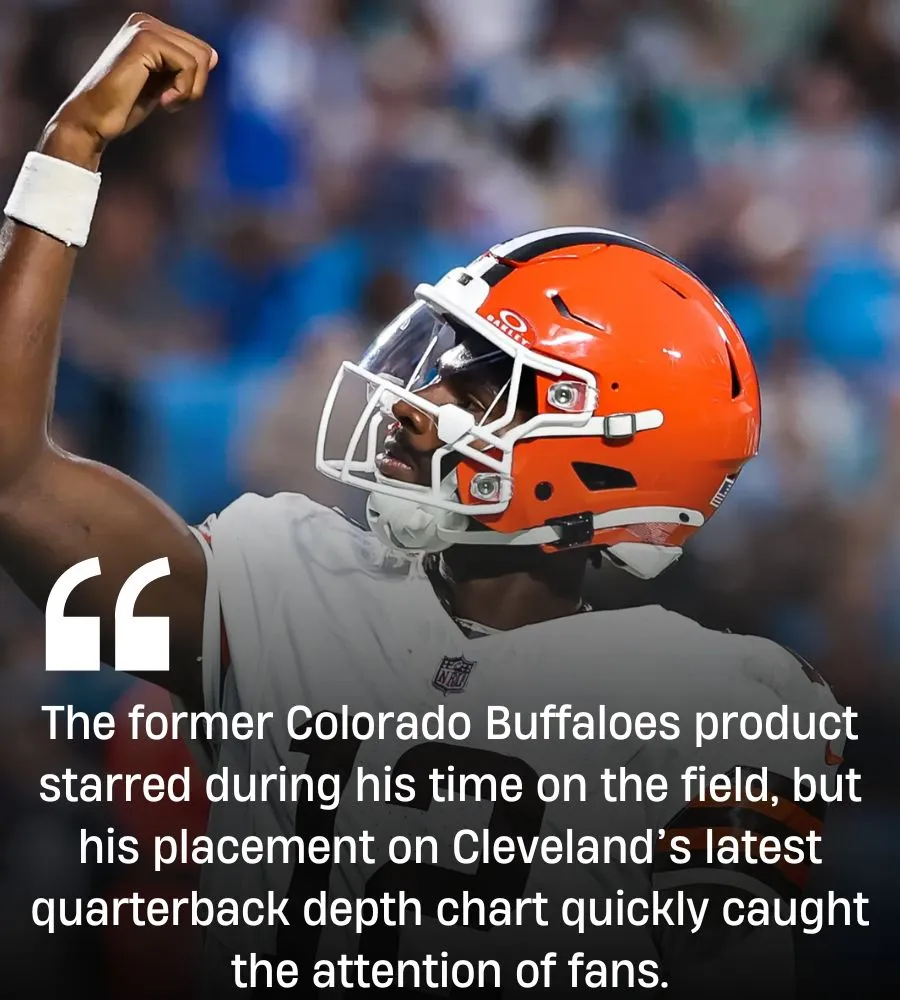 Shedeur Sanders’ Place on Browns QB Depth Chart After Preseason Debut Turns Heads