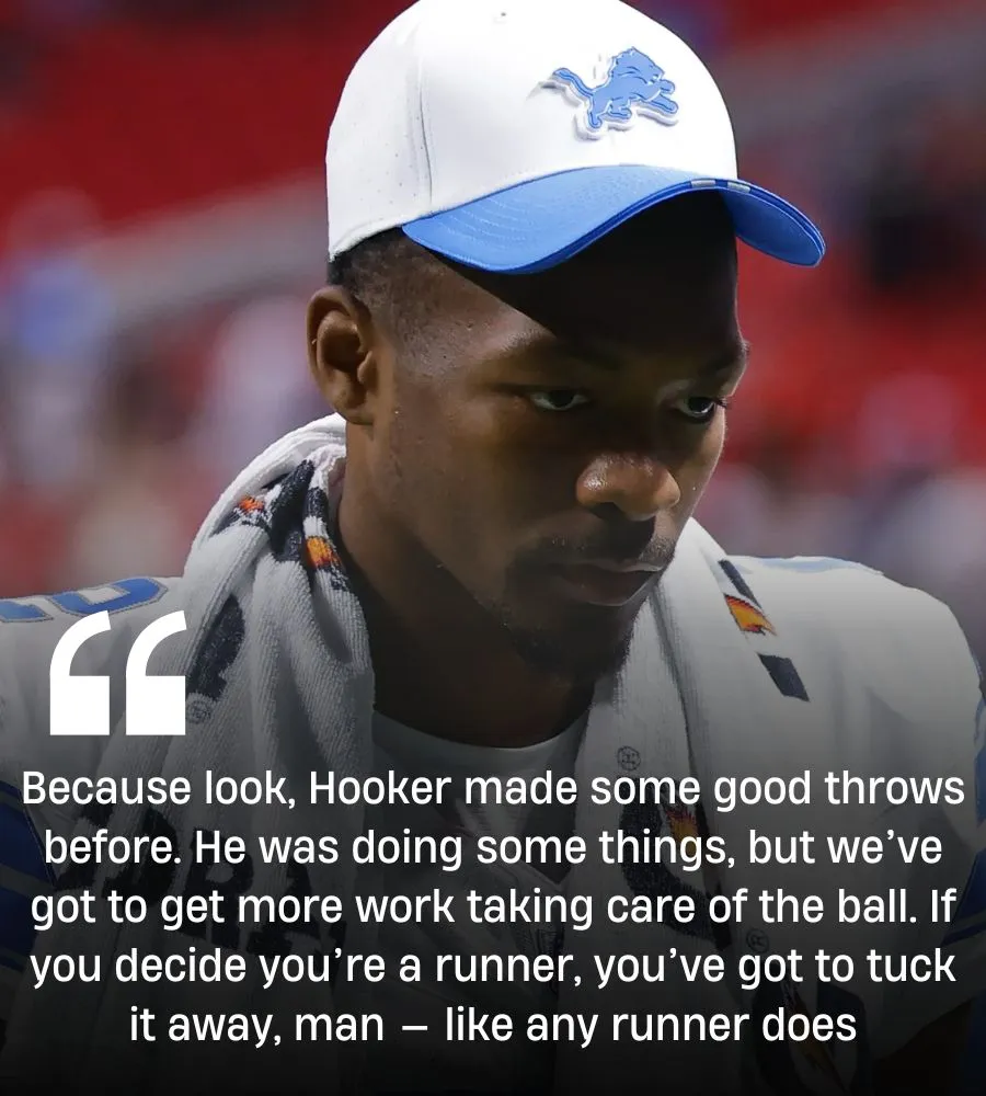 Dan Campbell Calls Out Lions QB Hendon Hooker After Benching