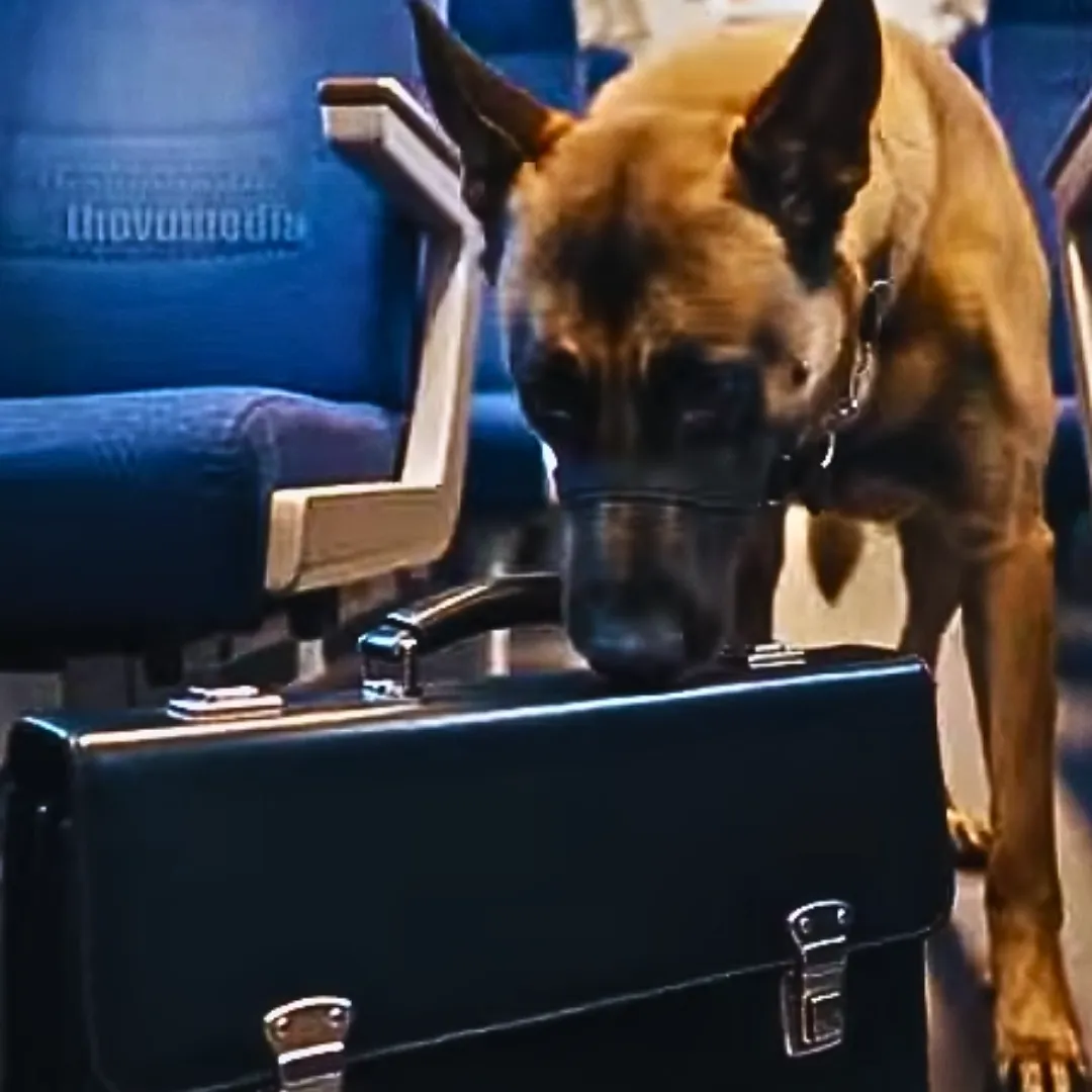 Heroic Dog Prevents Catastrophe by Uncovering Dangerous Threat on Train with Mysterious Bag