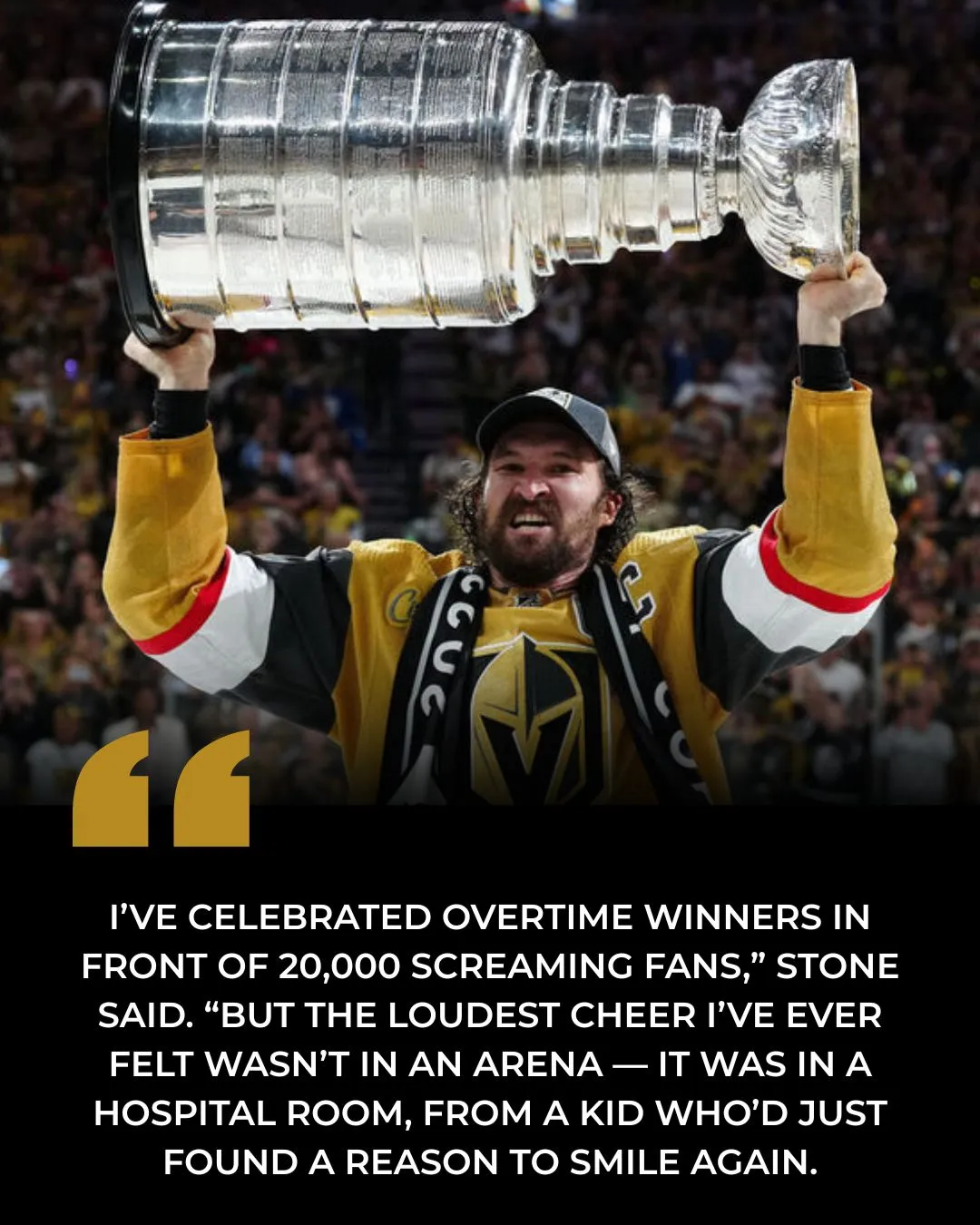 Mark Stone’s Biggest Win Didn’t Come on the Ice