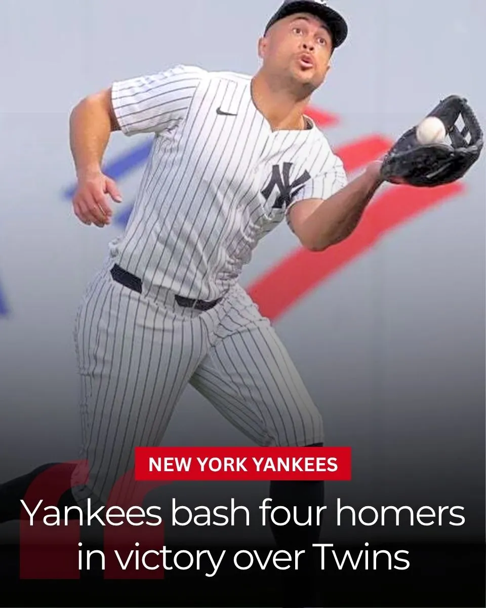 Yankees bash four homers in victory over Twins
