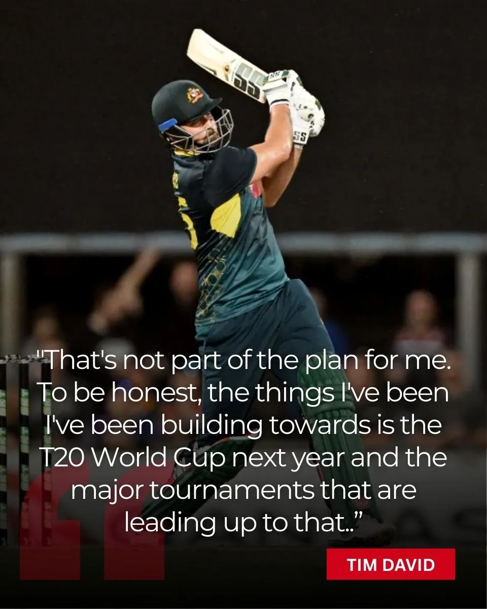 Australia Star Tim David Sends Huge Warning To T20 World Cup Opponents: "All Guns Blazing..."