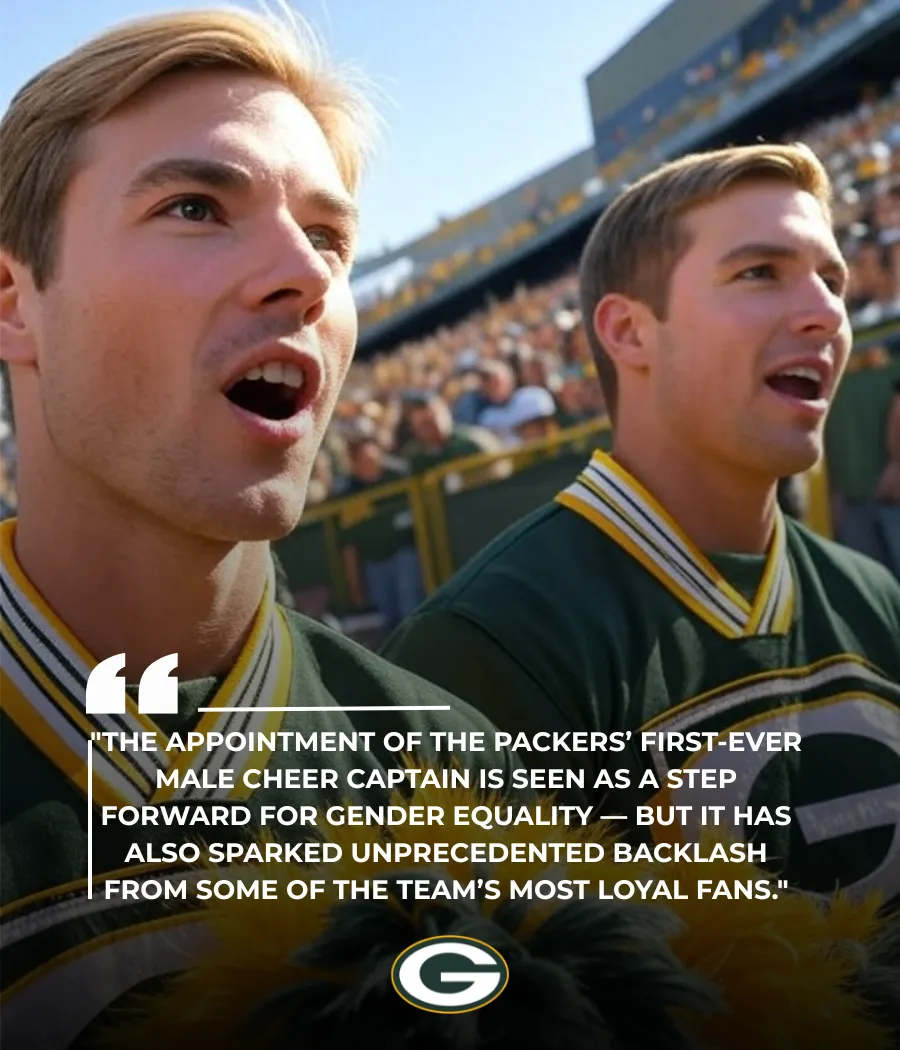 Fan Revolt: Green Bay Packers’ First Male Cheer Captain Triggers Season Ticket Backlash