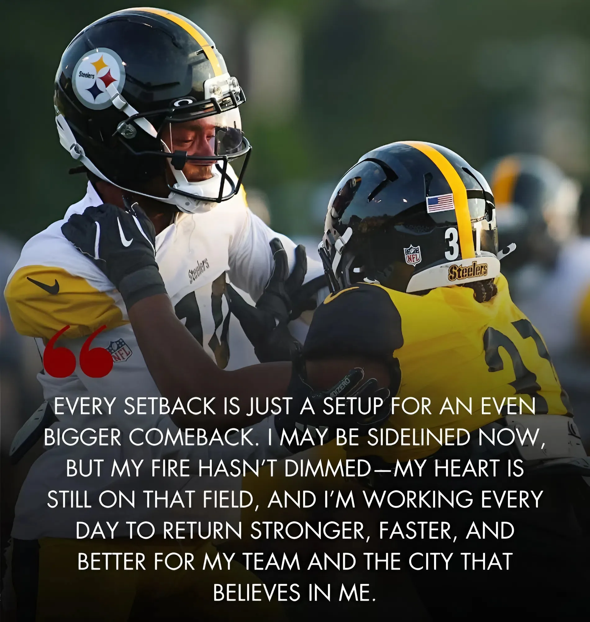 Injury to speedy Pittsburgh Steelers wide receiver revealed