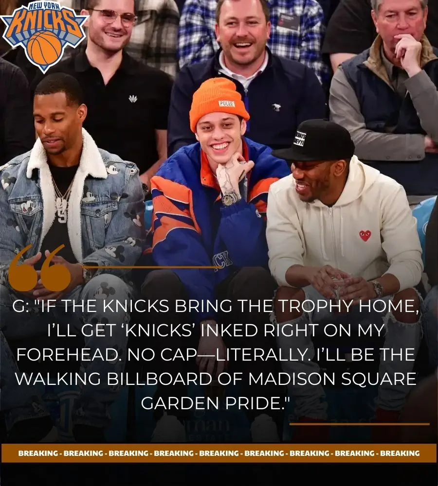 Pete Davidson Stuns with Outrageous Promise for New York Knicks