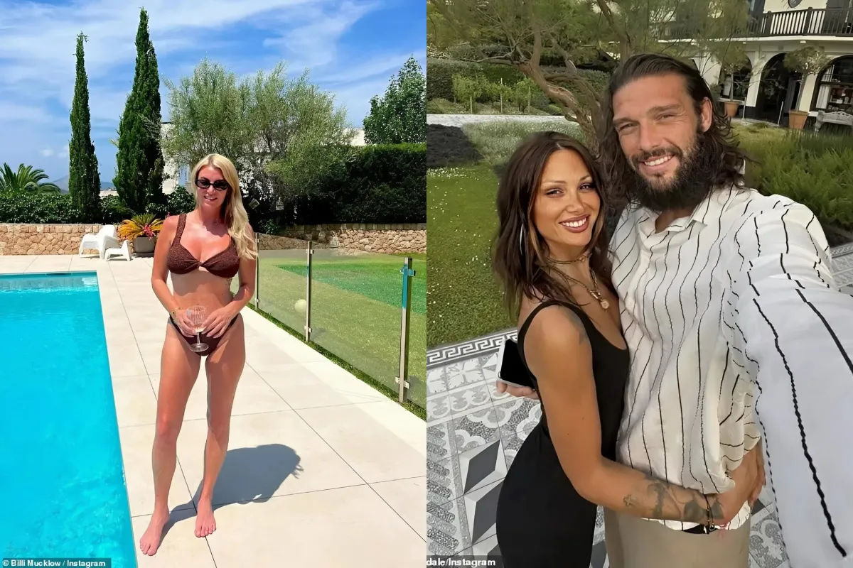 Billi Mucklow shows off her sensational revenge body in bikini on family holiday - as her ex Andy Carroll 'is dumped girlfriend Lou Teasdale' liennhi