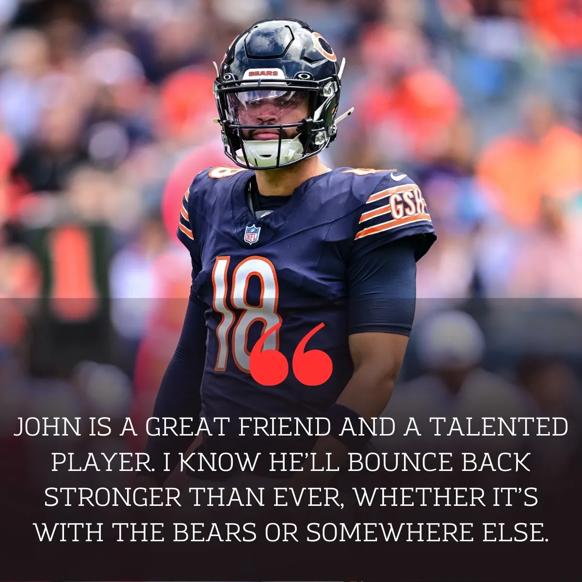 Bears Cut Loose Caleb Williams’ Best Friend After Preseason Debut