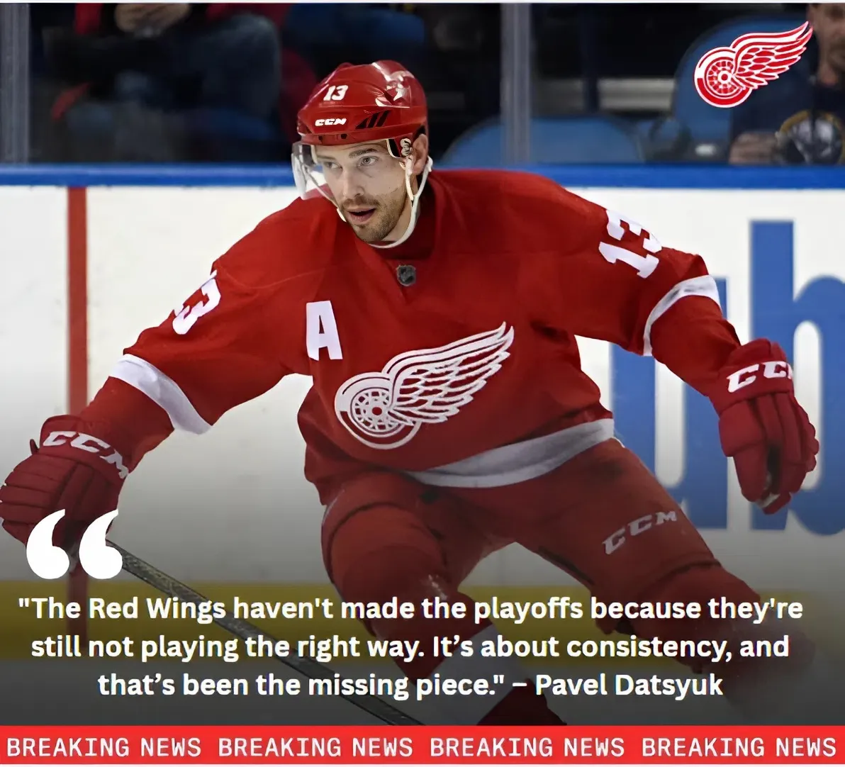 Pavel Datsyuk delivers blunt truth about why the Red Wings keep missing playoffs