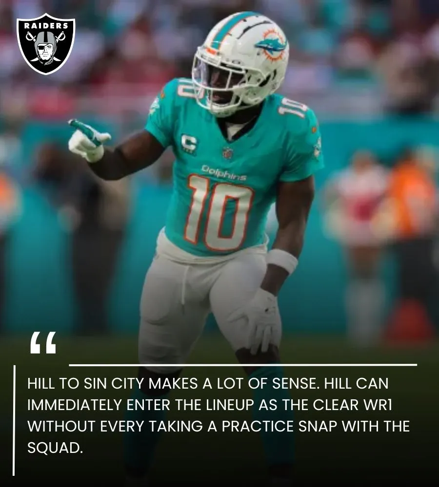 Raiders linked to league-altering Tyreek Hill trade involving recent $9 million draft pick