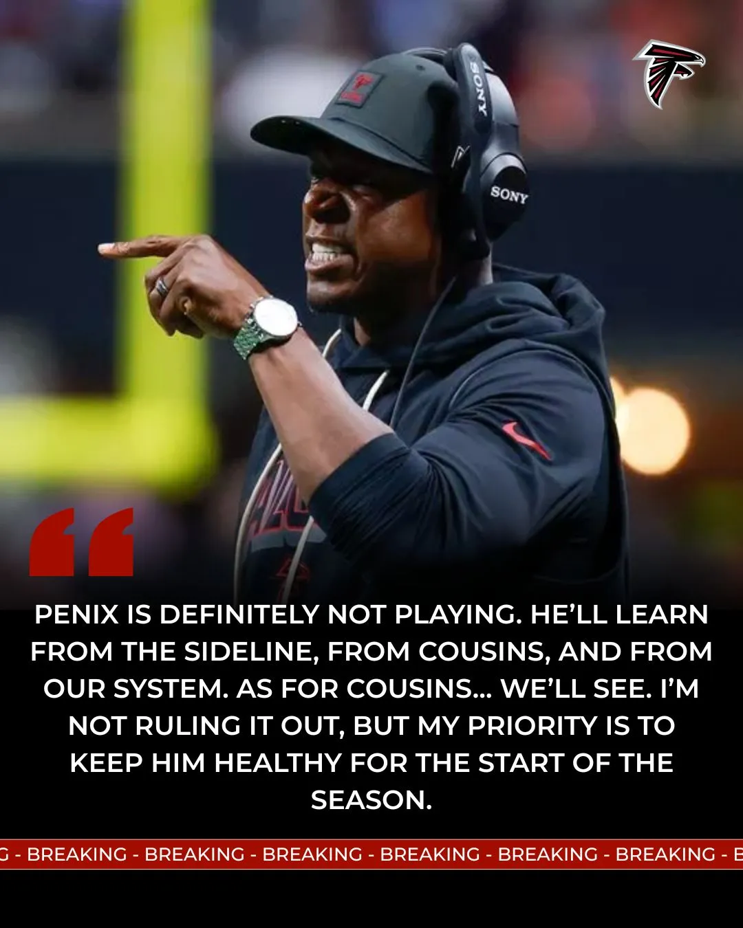 Falcons Stand Firm: No Cousins, No Penix in the Preseason!