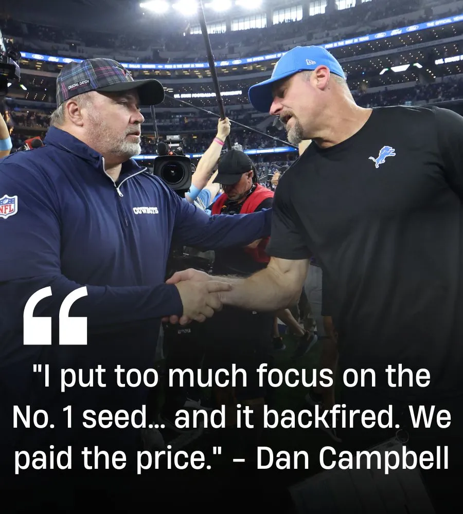 Dan Campbell Admits to Big Mistake He Made With the Lions