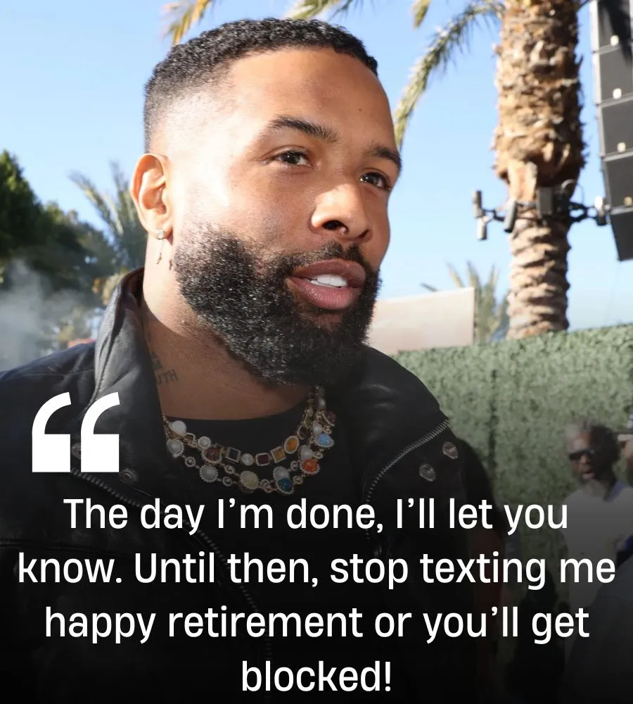 Ex-Browns WR Odell Beckham Sounds Off on Retirement