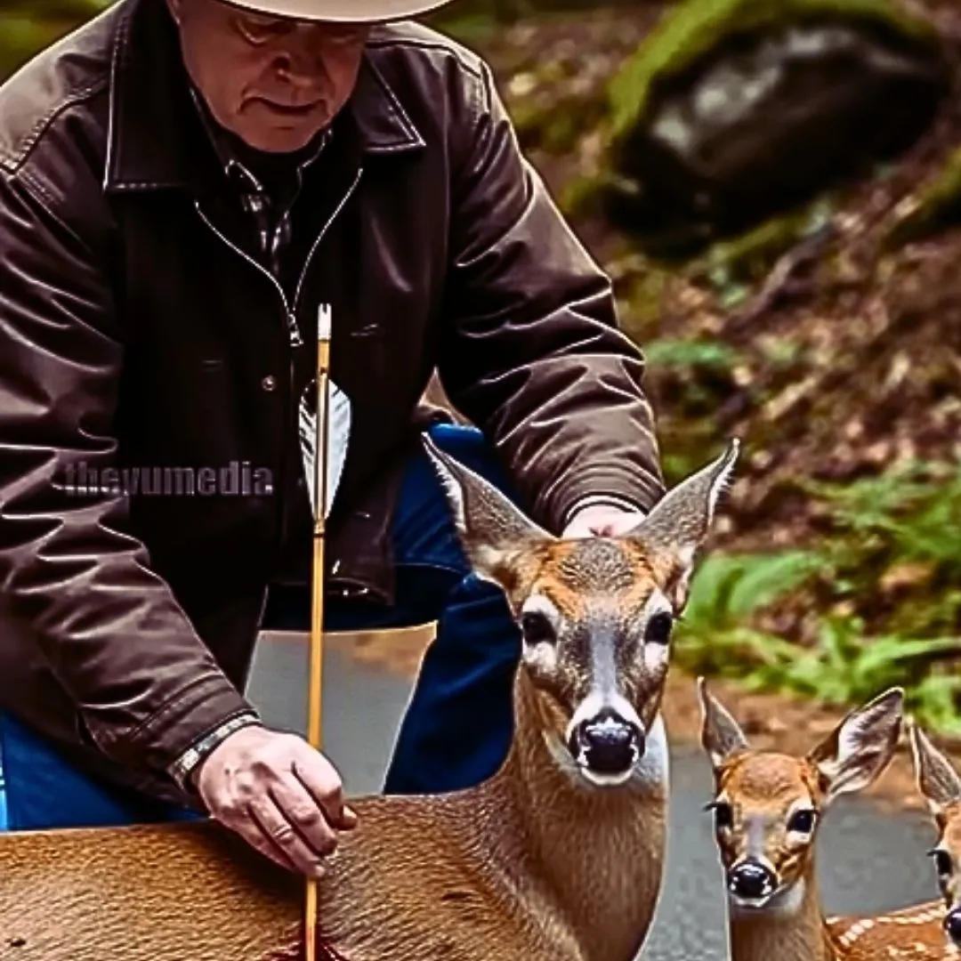 Compassion in Action: Elderly Man Saves Injured Deer from Hunters and Nurses It Back to Health