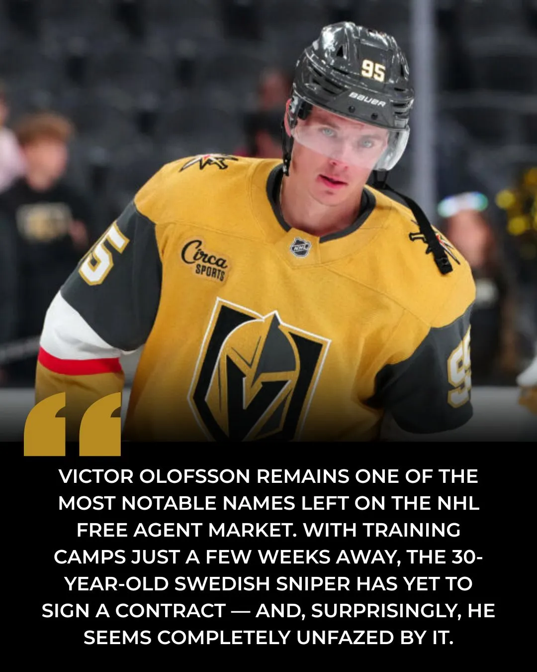 Best last-minute Victor Olofsson destinations in 2025 NHL Free Agency