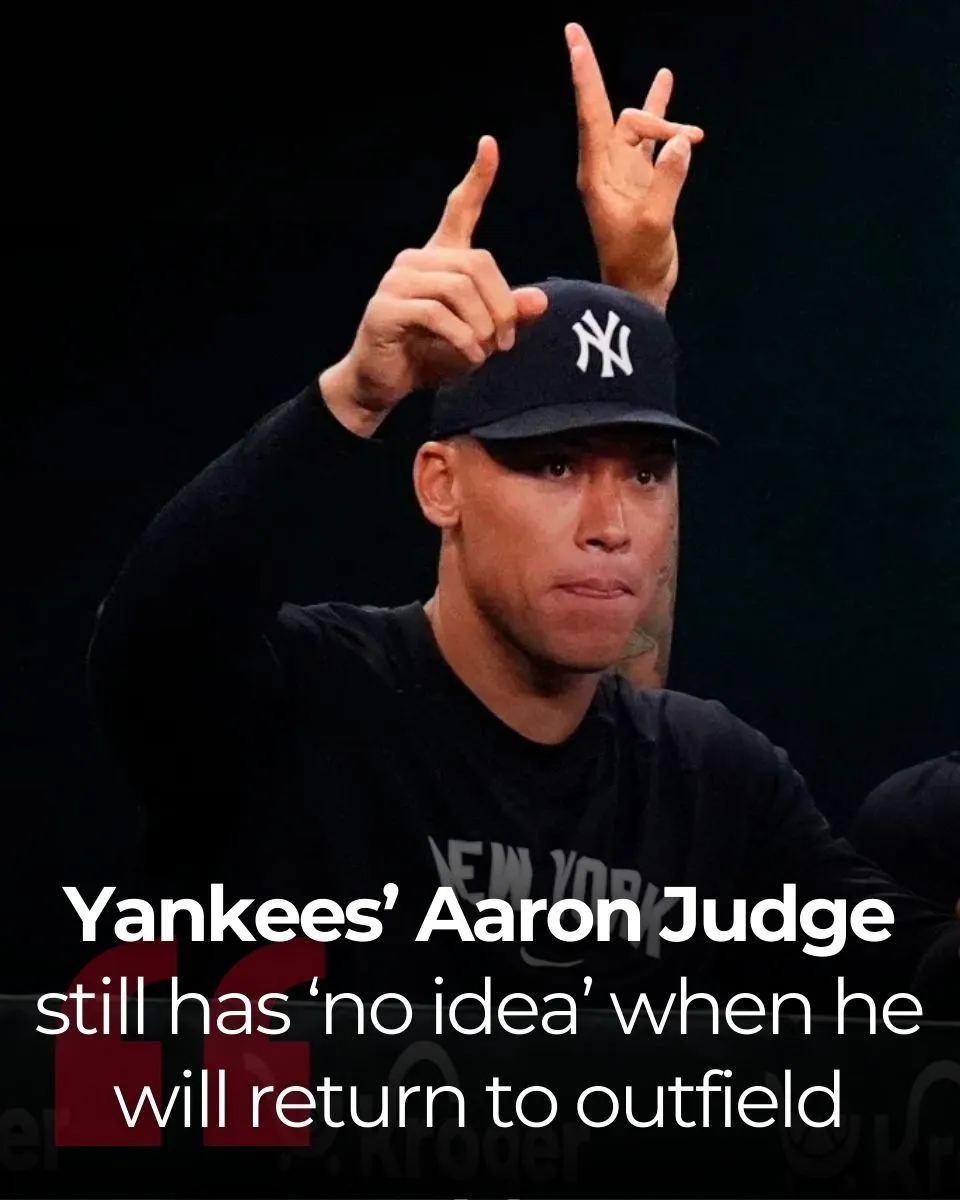 Yankees’ Aaron Judge still has ‘no idea’ when he will return to outfield