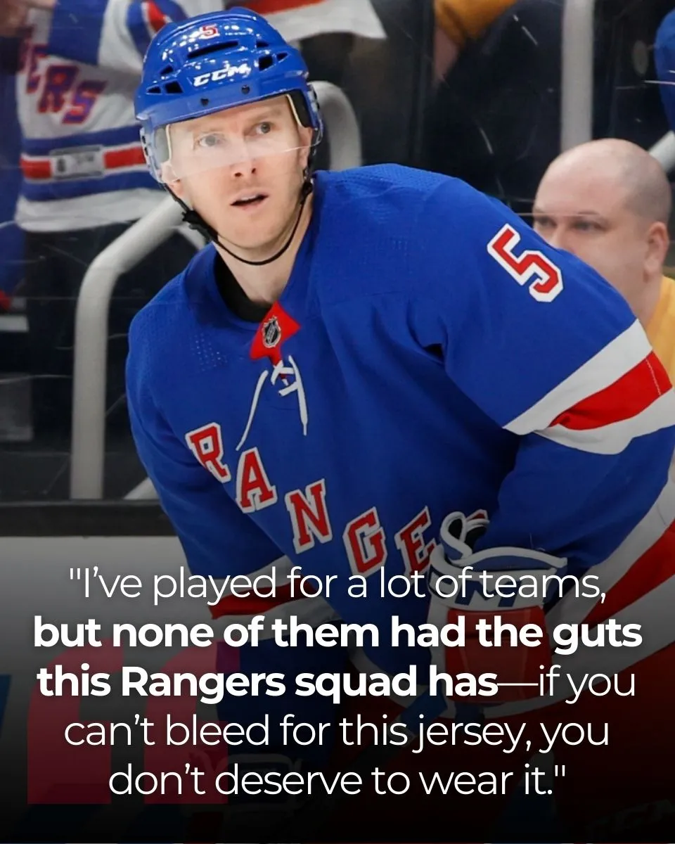 Chad Ruhwedel Says Peak of His 13-Year NHL Career Is Right Here in New York Rangers