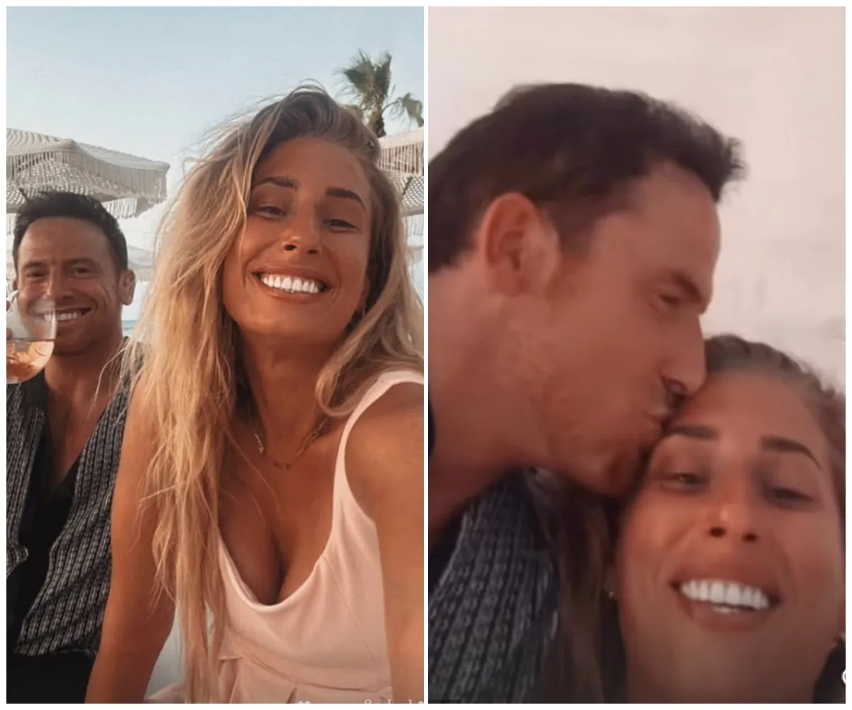‘Of course Joe’s here!’ — Stacey Solomon shares romantic beach date night photos with husband Joe Swash during lavish £1,000-a-night Turkey family getaway after fans repeatedly questioned his mysterious absence from holiday snaps - suong