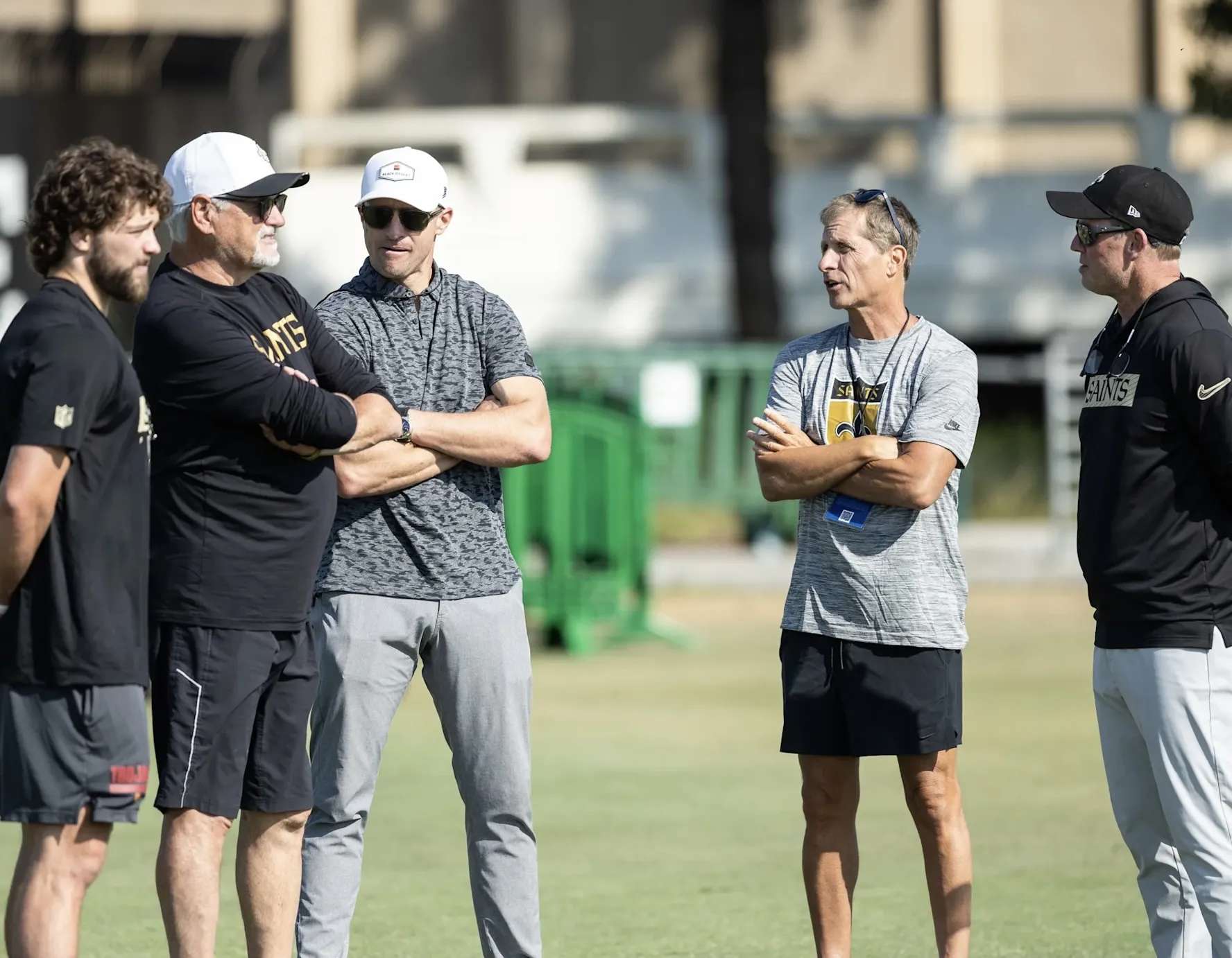 BREAKING: Drew Brees, Mickey Loomis & Taysom Hill all showed up at Saints training camp today