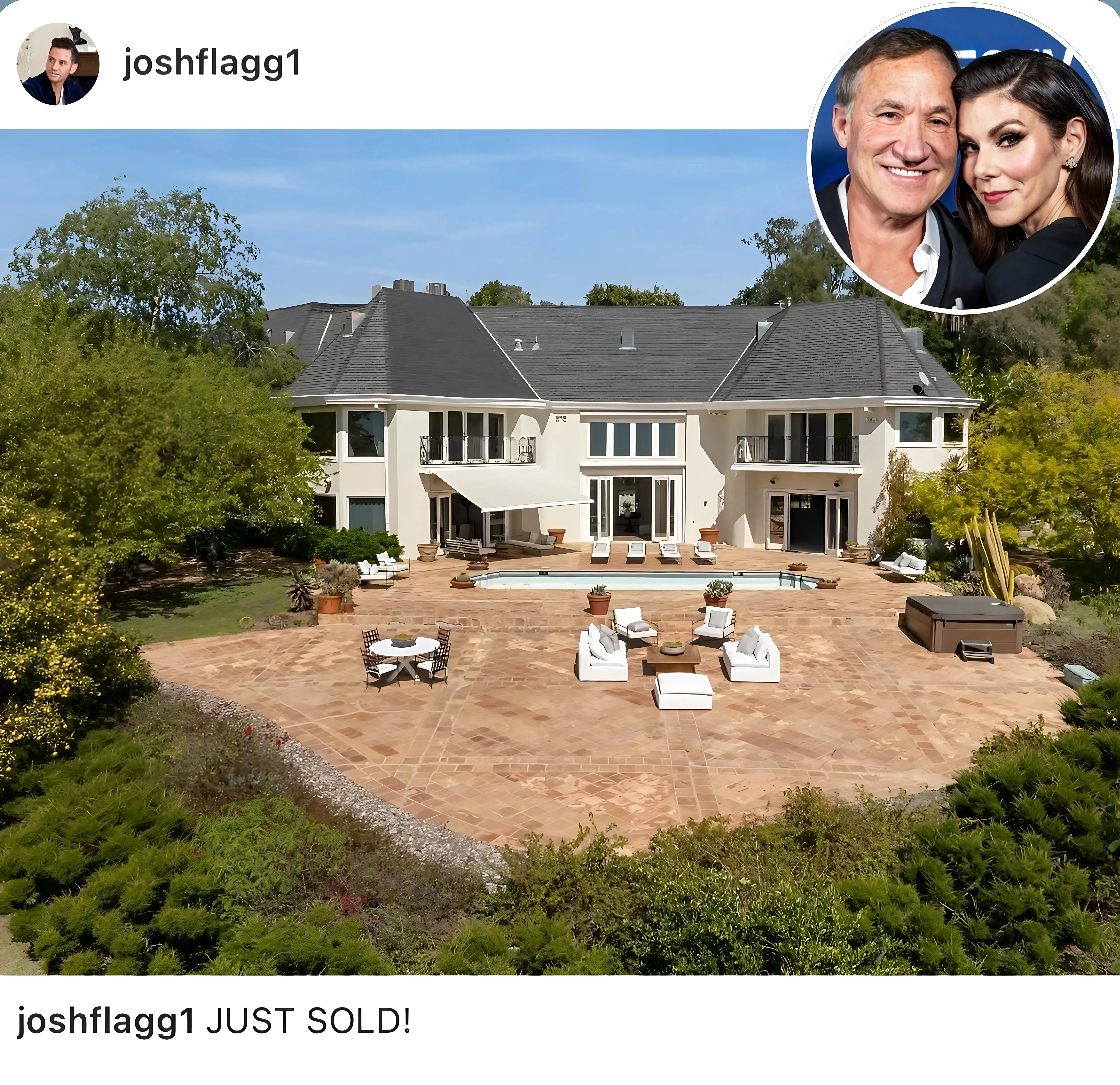 Josh Flagg & Josh Altman "Just Sold" Heather Dubrow's Beverly Hills Mansion For $16.5 Million