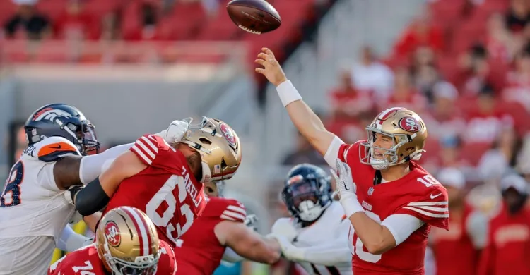 Mac Jones ‘has had a hell of a camp,’ but he’s still the 49ers backup QB