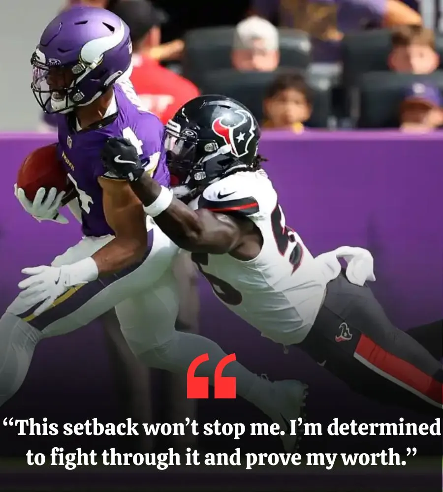 Vikings Receiver RECEIVES DEVASTATING NEWS FROM TEAM: 'IT'S A HARD PILL TO SWALLOW