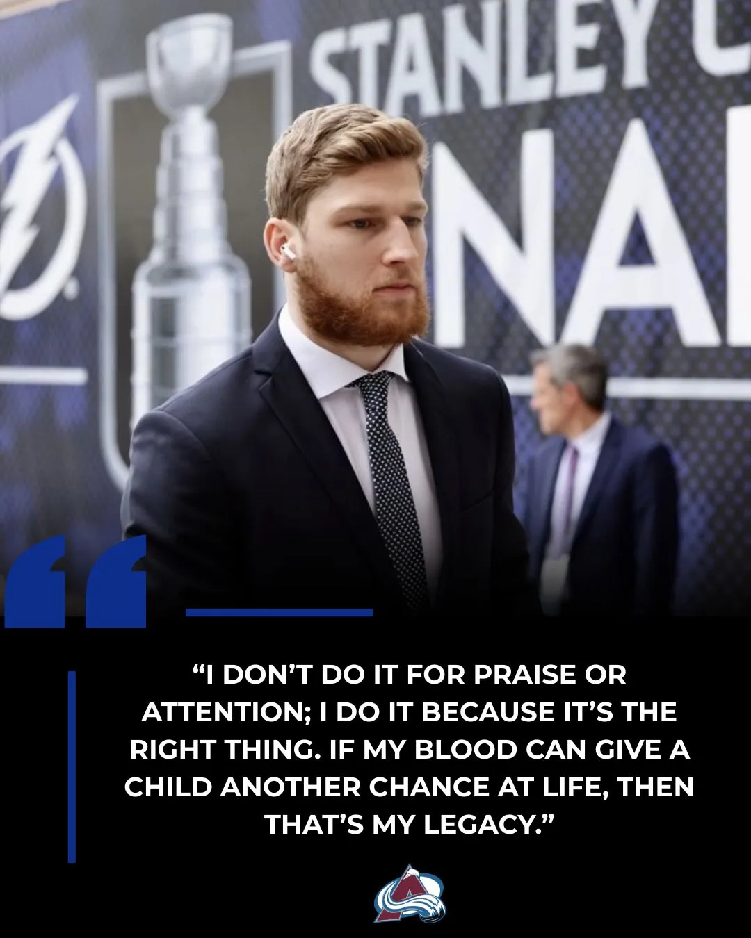 A Touching Story: The Quiet Journey of Love of Nathan MacKinnon — Captain of the Colorado Avalanche