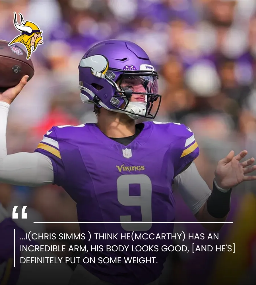Ex-NFL QB’s praise for J.J. McCarthy fuels huge hopes for Vikings’ 2025 run