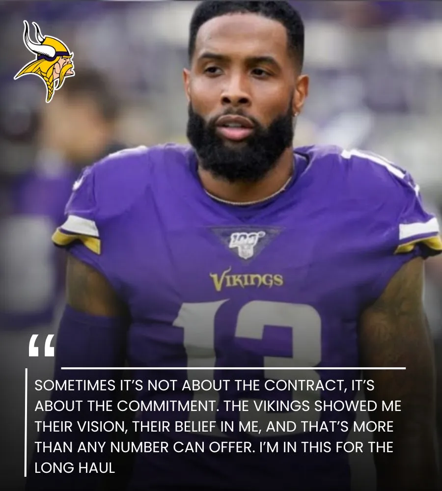 Odell Beckham Jr  rejects $125 million Raiders contract, opts for loyalty and long-term commitment with Minnesota Vikings