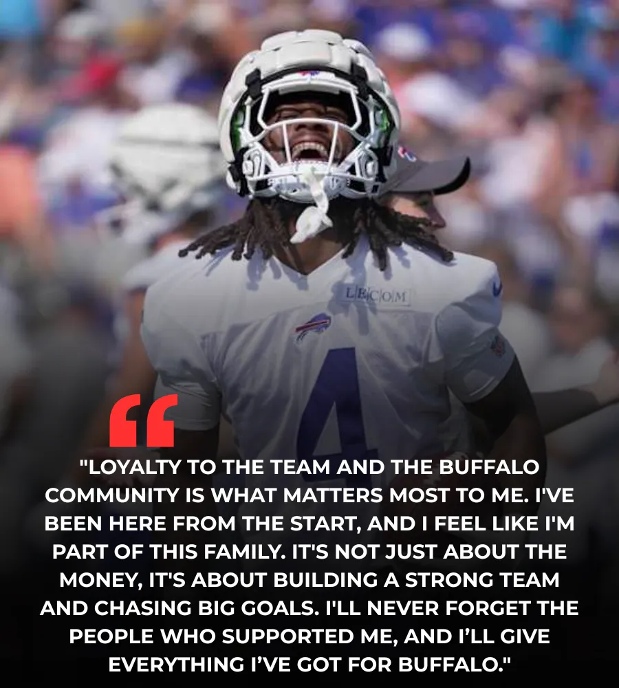 'Loyalty' is important to Bills' newly-minted $48 million running back