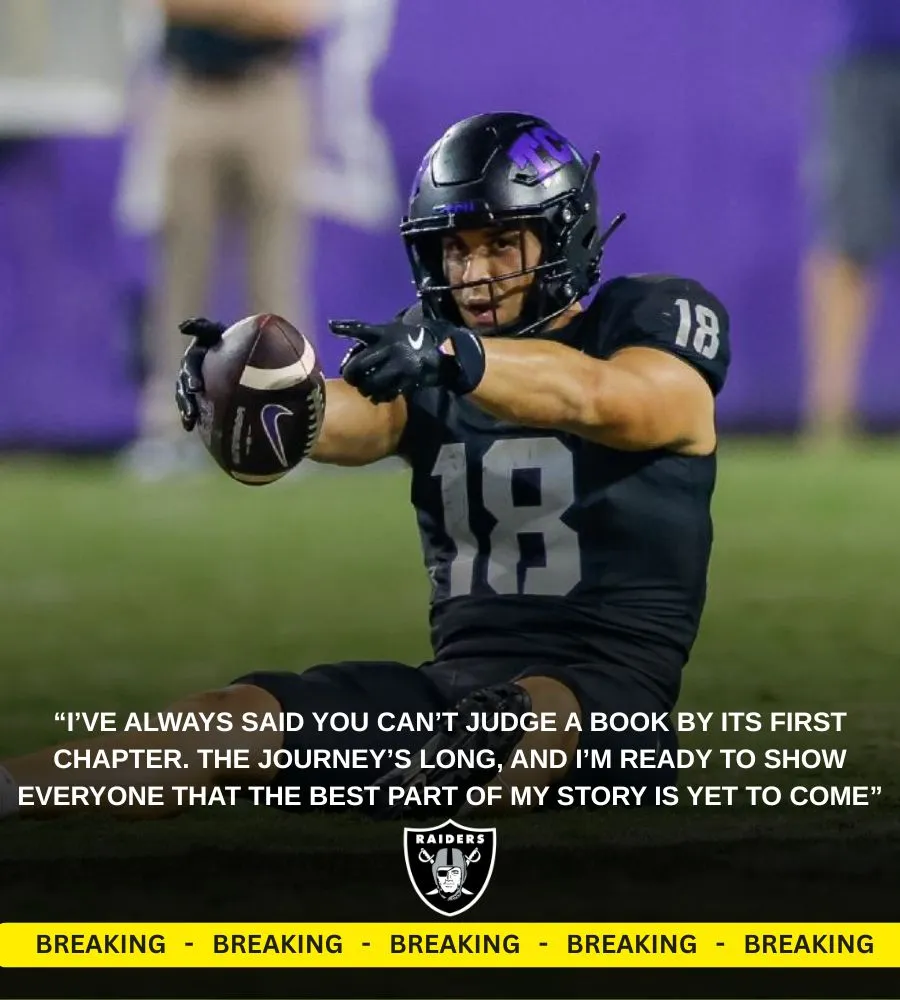 Jack Bech is falling out of favor with the Raiders, but he's not quitting anytime soon
