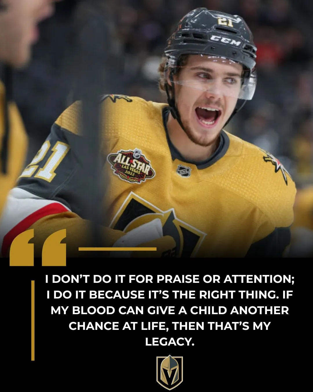 A Touching Story: The Quiet Journey of Love of Brett Howden — Star of the Vegas Golden Knights