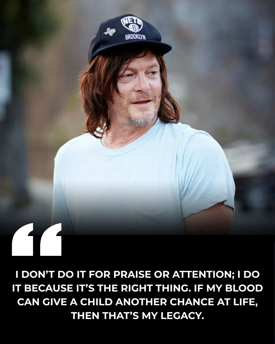A Touching Story: The Quiet Journey of Love of Norman Reedus — Star of The Walking Dead