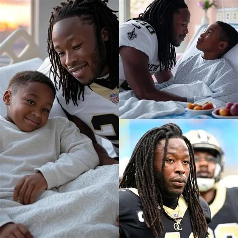 Heartwarming Moment: Alvin Kamara Surprises Boy Battling Brain Tumor at His Hospital Bed