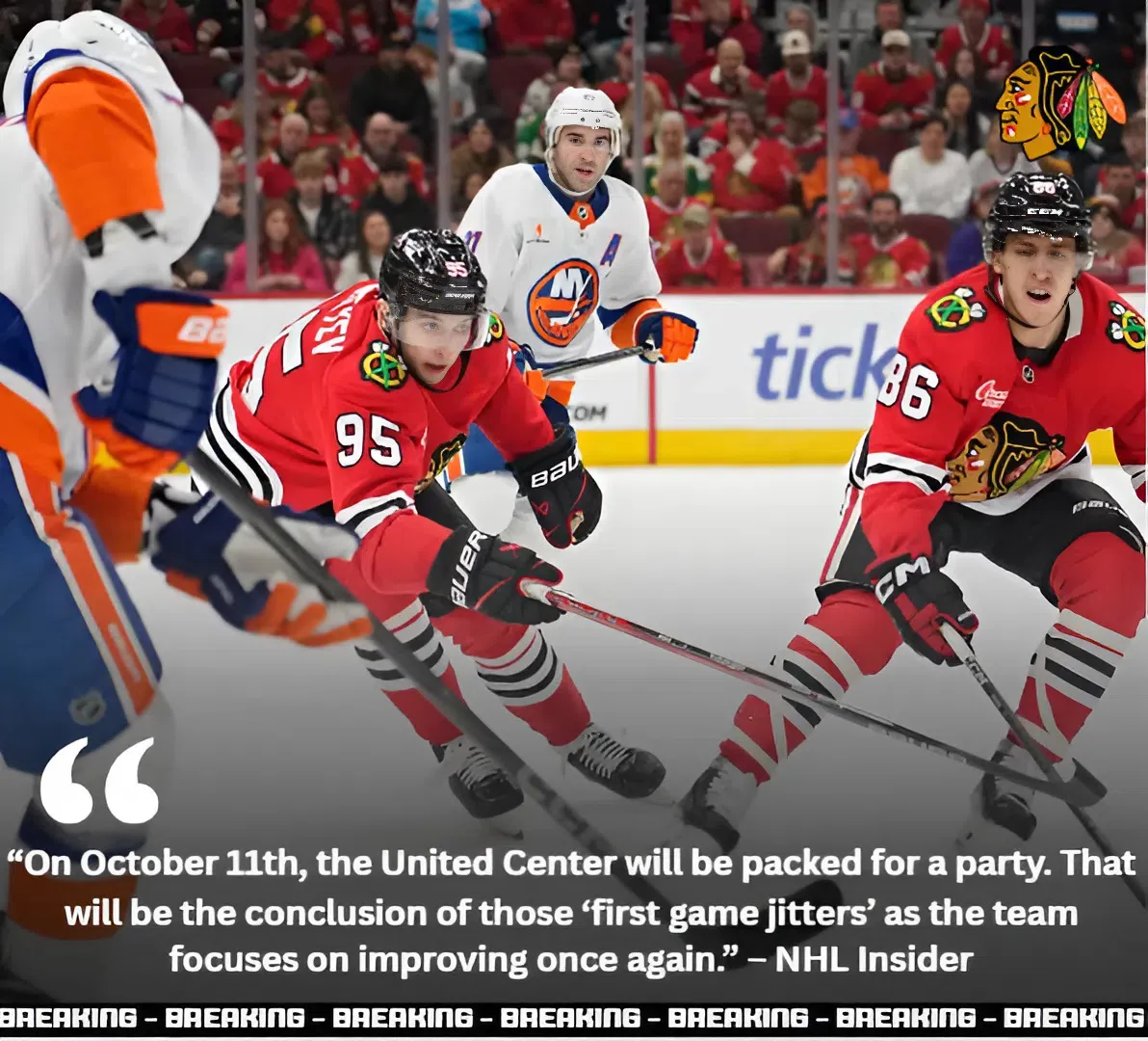 Blackhawks Will Participate In Three “Home Opener” Games